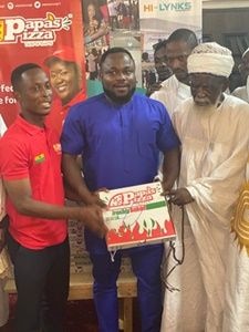 Papa’s Pizza celebrates the National Chief Imam on his 102nd birthday