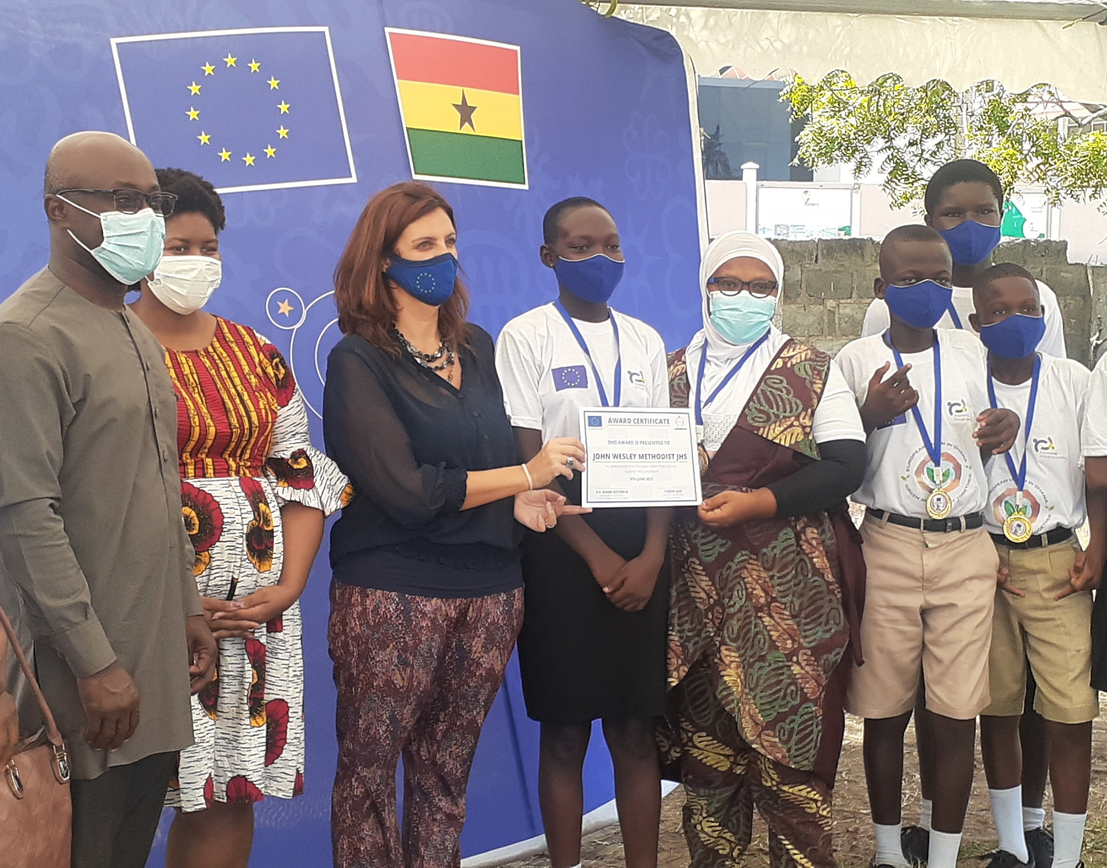 John Wesley Methodist JHS crowned champions of corona art competition