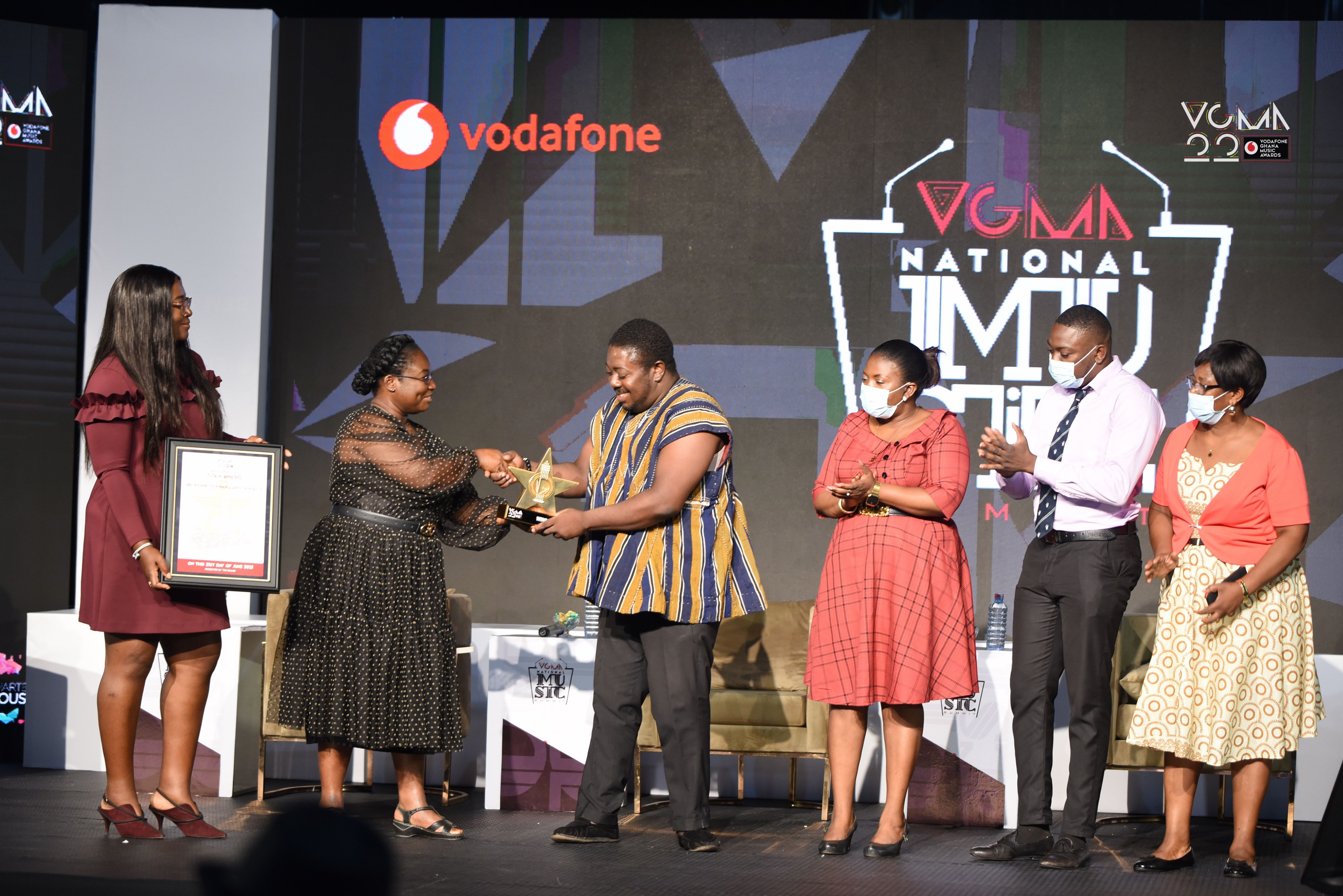 Sidiku Buari, Prof John Collins, Ken Kafui & Big Ben honored as VGMA titans