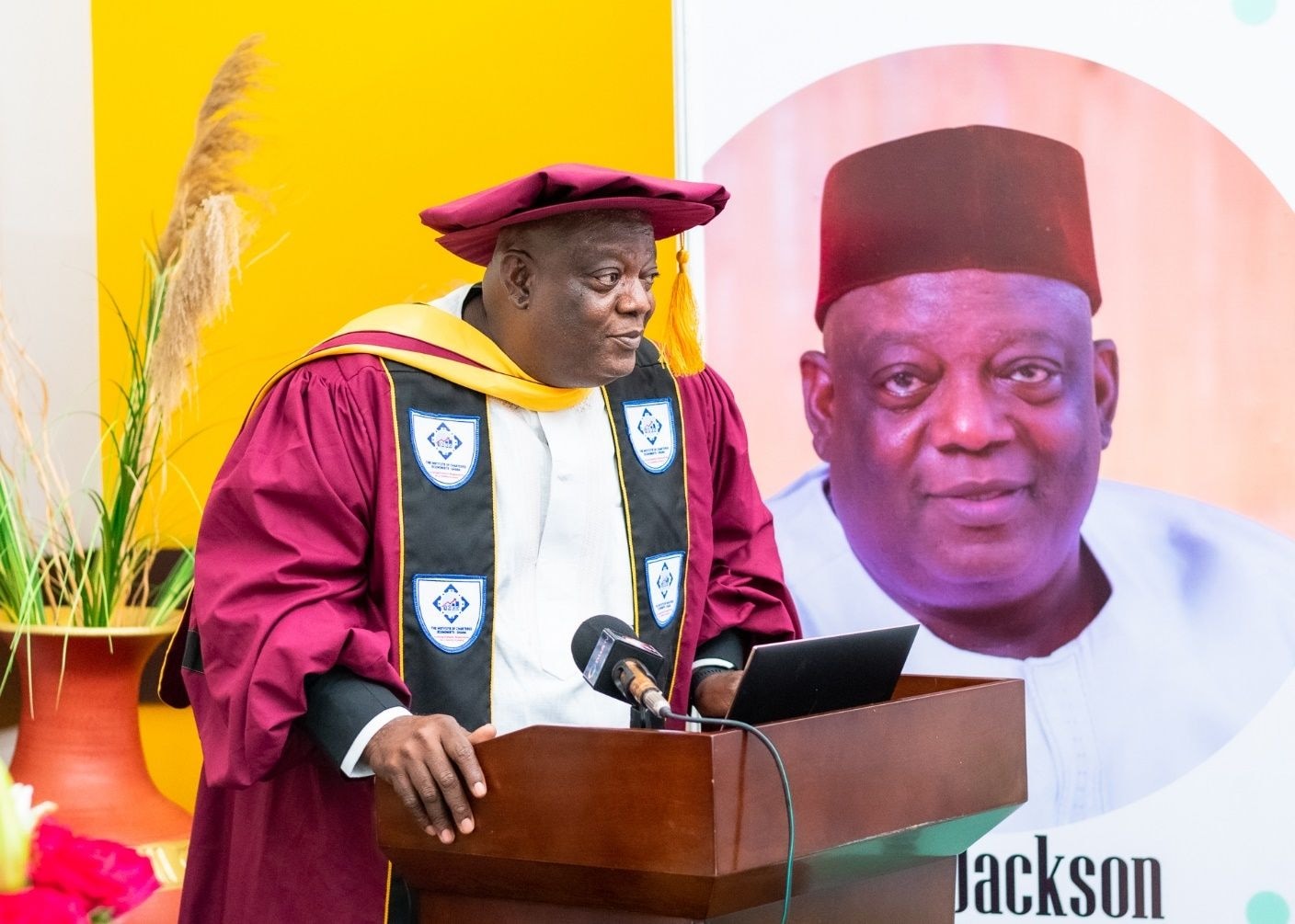Joe Jackson made fellow of Institute of Chartered Economists