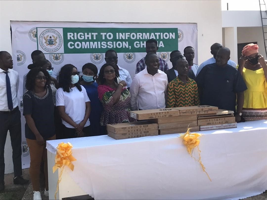 Hubtel donates laptops to RTI Commission