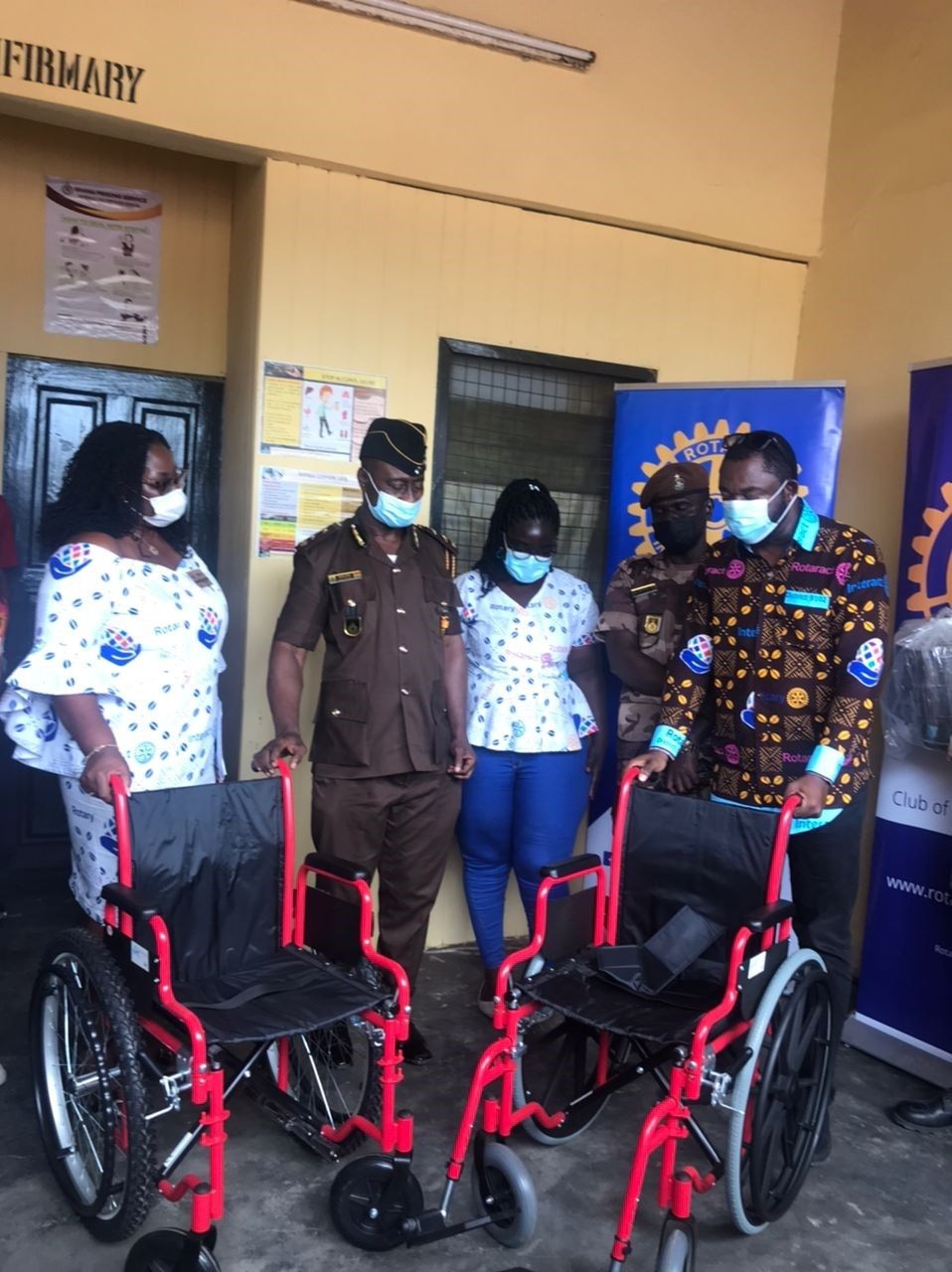 Rotary Clubs refurbish Ankaful Prison Annex Infirmary