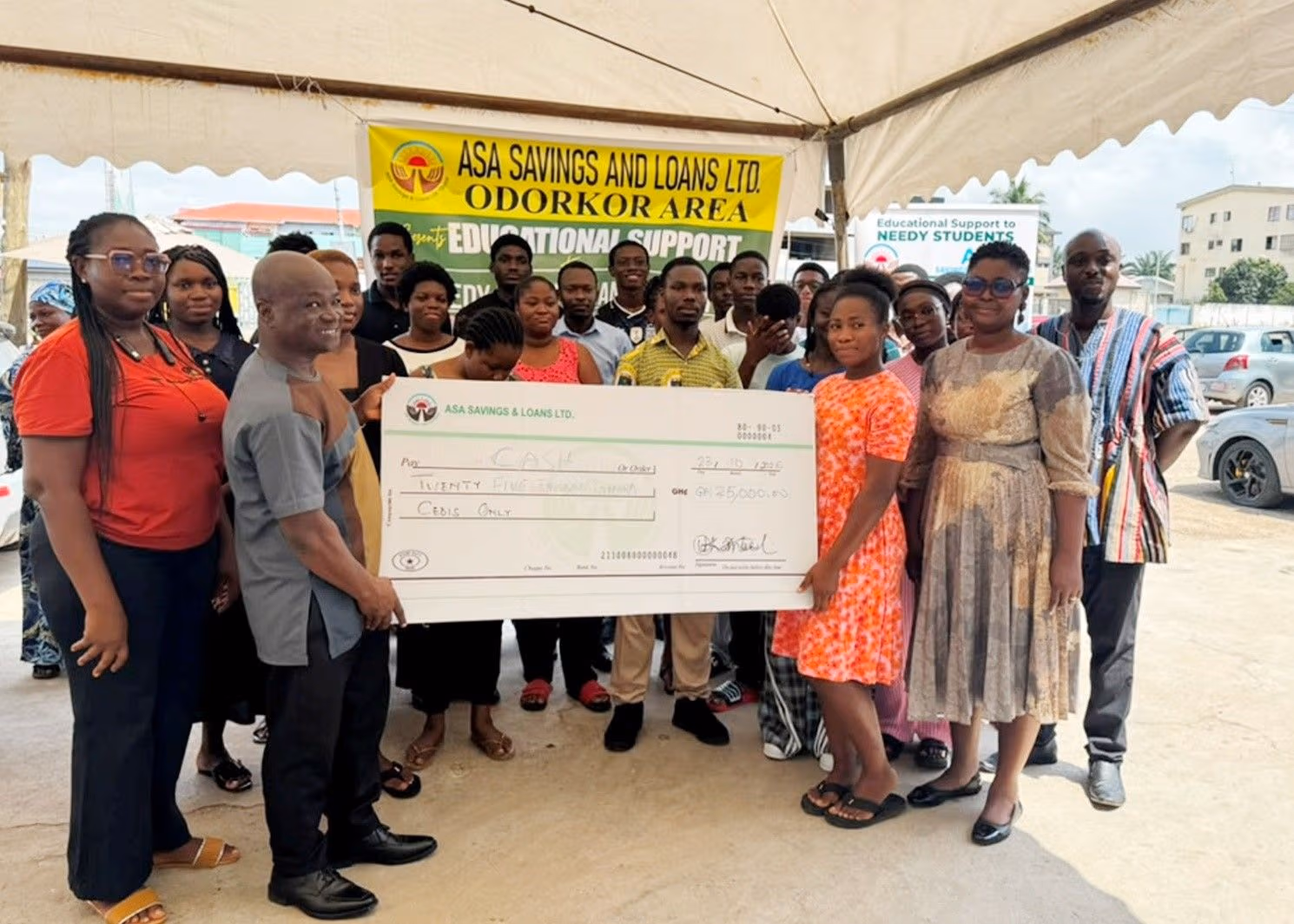 ASA Savings and Loans backs 25 Ablekuma North students with GH¢25,000