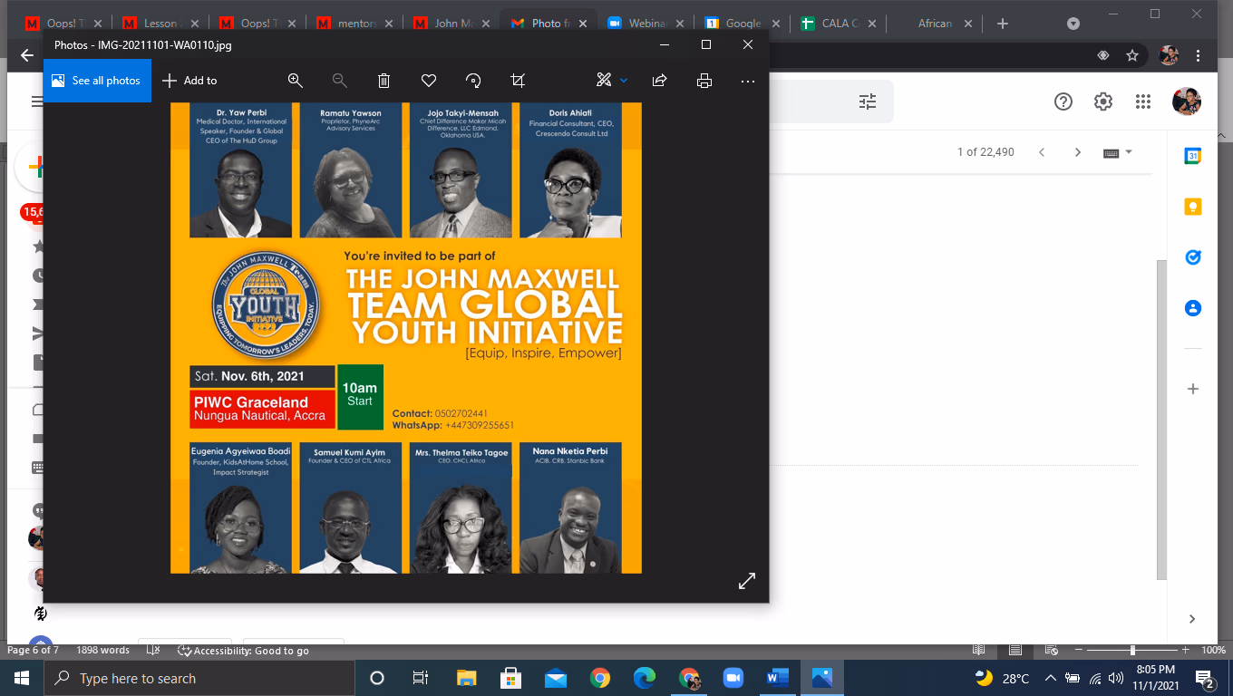 The John C. Maxwell Team Global Youth Initiative Continues to Impact Lives Four Years On