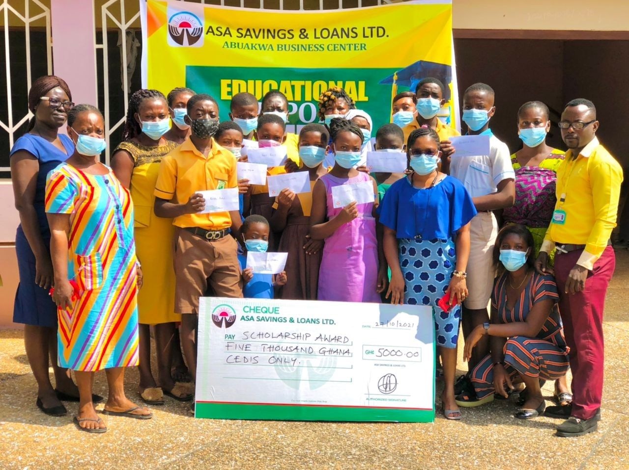 ASA gives over GH₵20, 000 educational support to students
