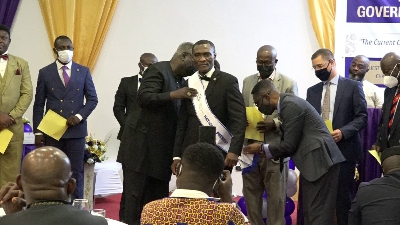 Ing. Mark Amoahmah sworn in as president of CILT GHANA
