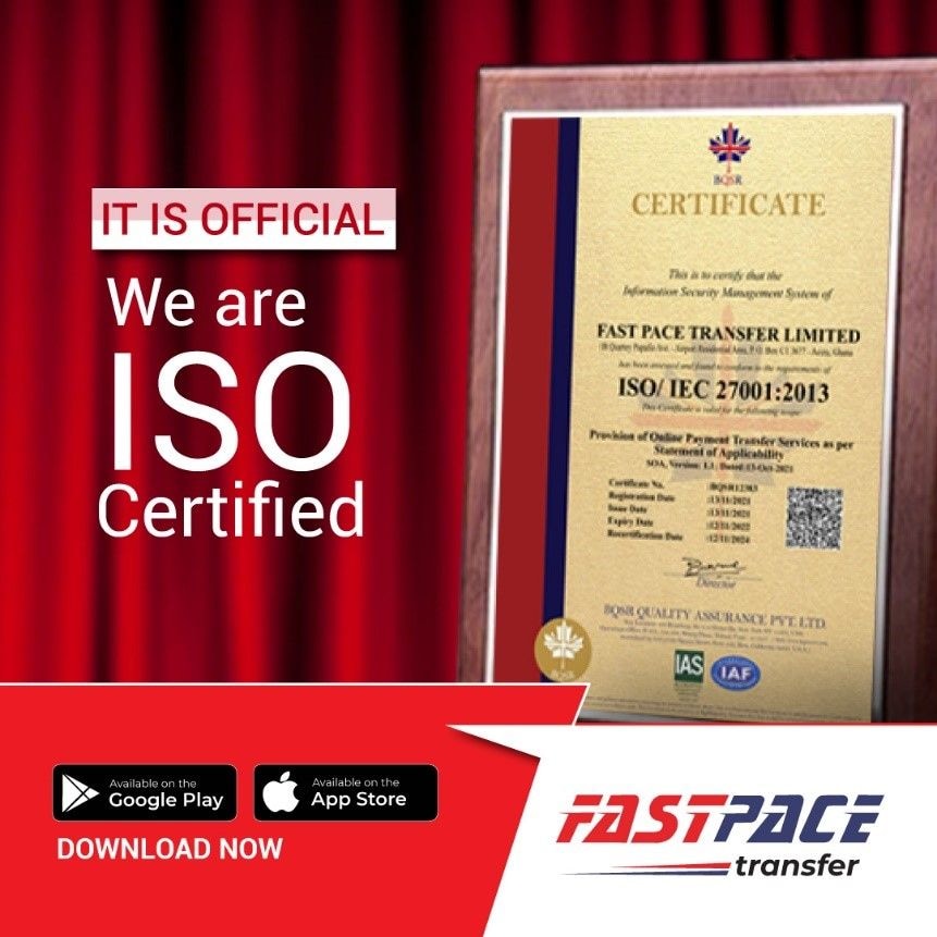 Fast Pace Transfer awarded ISO 27001 certification