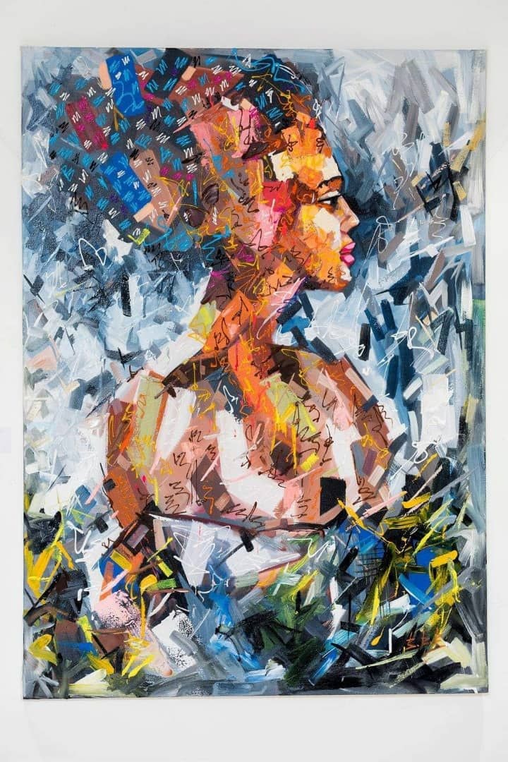 Billy Baffoe- Bonnie – raising the Ghanaian flag in global art industry