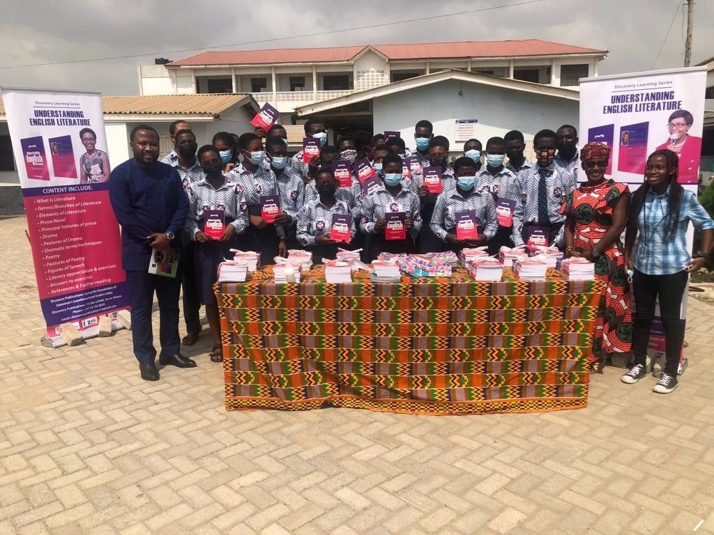 Teshie Presby Senior High School receives books to boost learning and performance