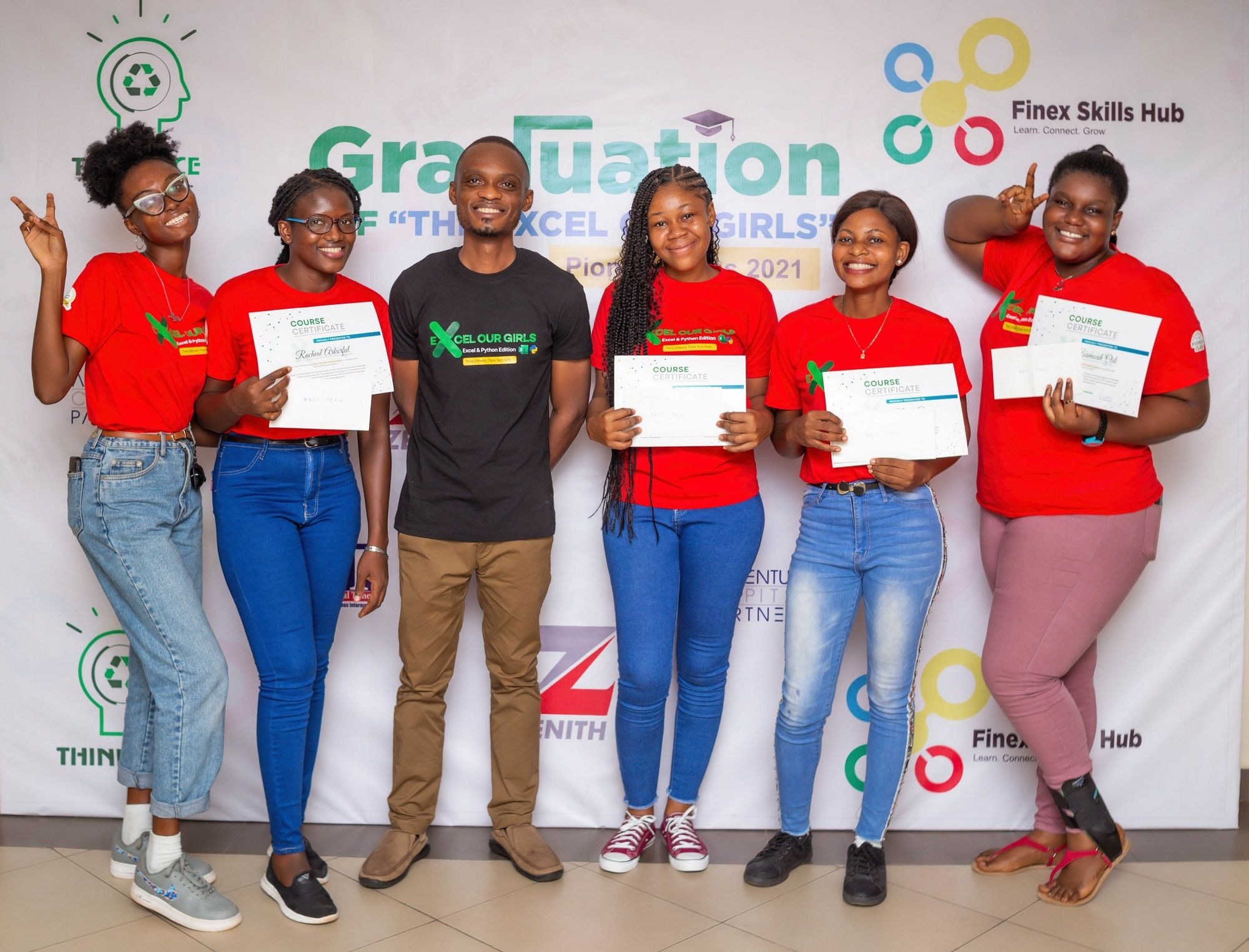 Think3ice partners with Finex Skills Hub to graduate 20 girls under ‘Excel Our Girls’ programme