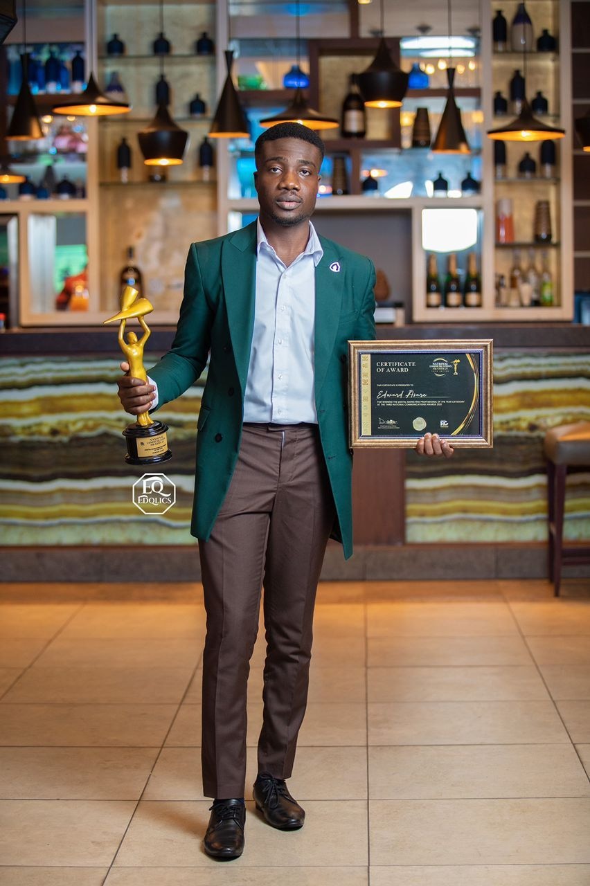Edward Asare wins Digital Marketing Professional of the Year
