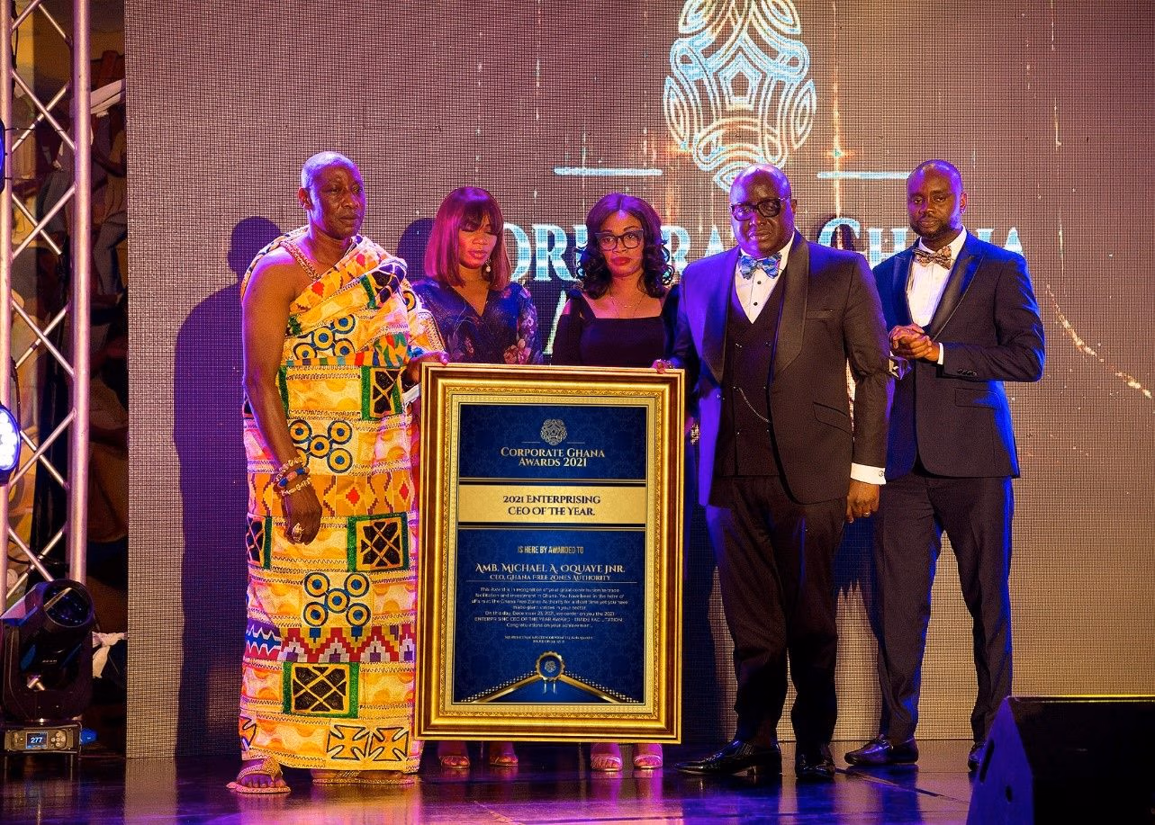 Michael Oquaye Jnr wins Enterprising CEO the year
