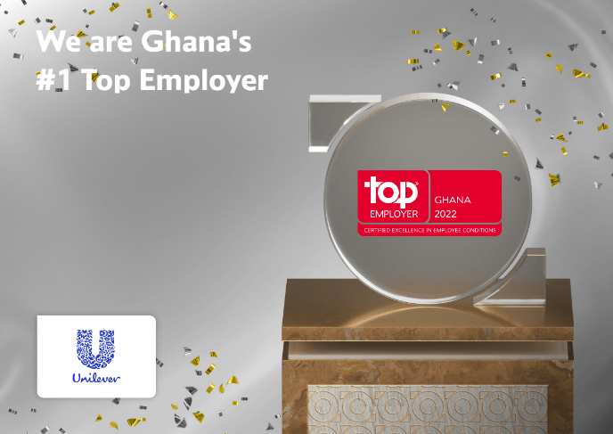 Unilever recognised as #1 Top Employer 2022