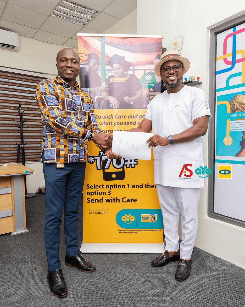 Abeiku Santana is new brand ambassador for aYo MTN
