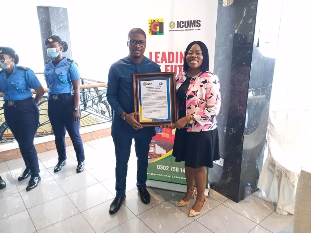 GRA honours Ghana Link for bringing ICUMS