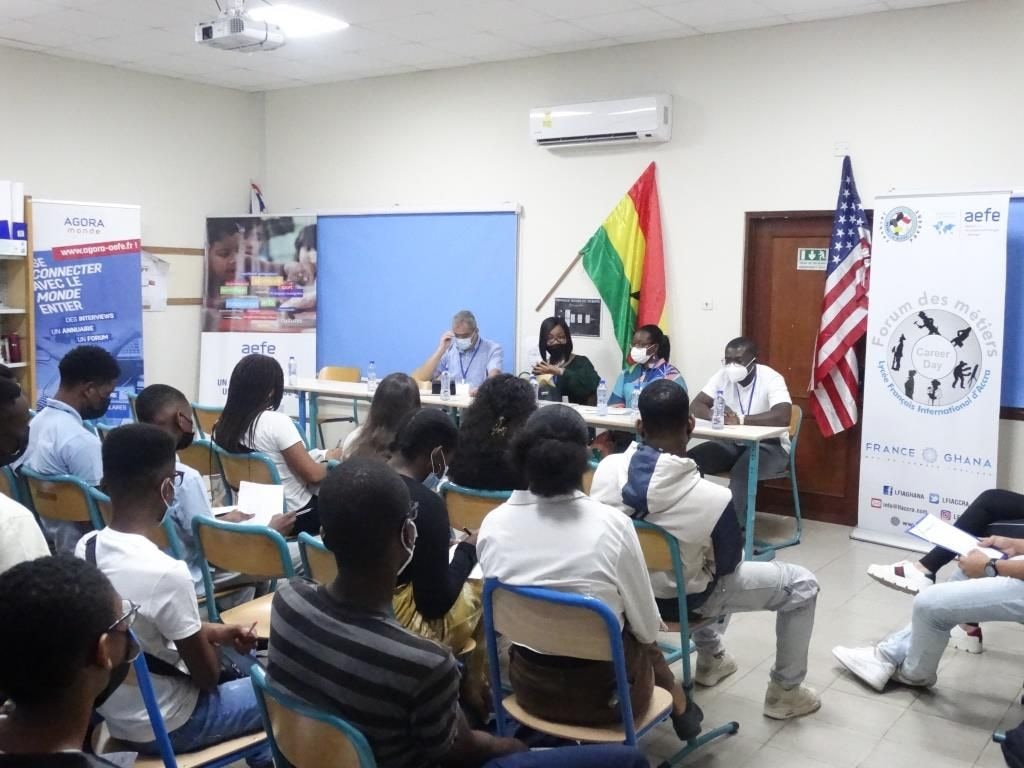Lycee Francais International Jacques Prevert holds Career Day