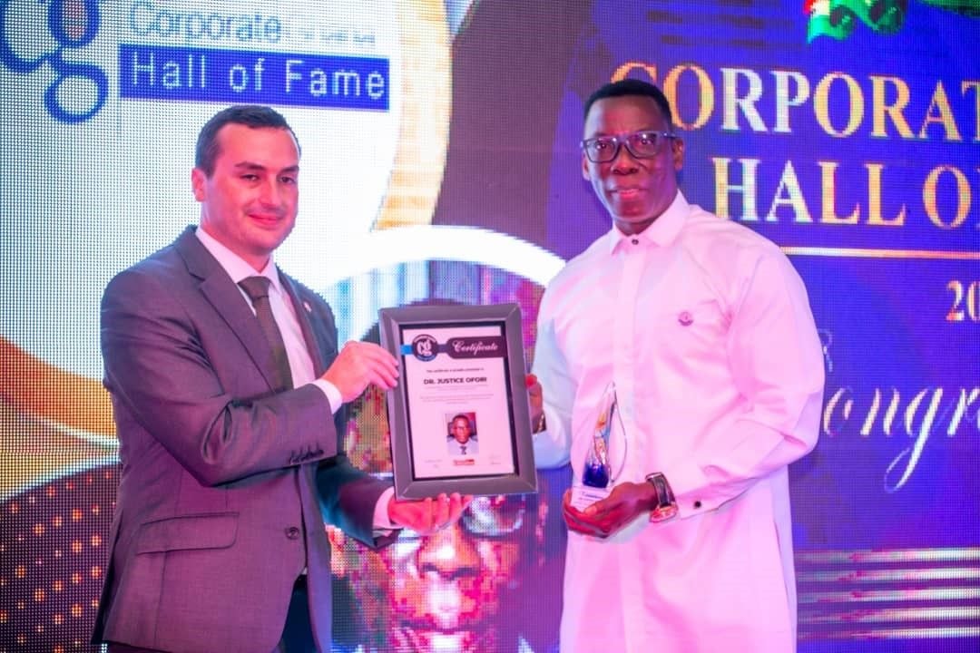 Dr. Justice Ofori inducted into the Corporate Hall of Fame