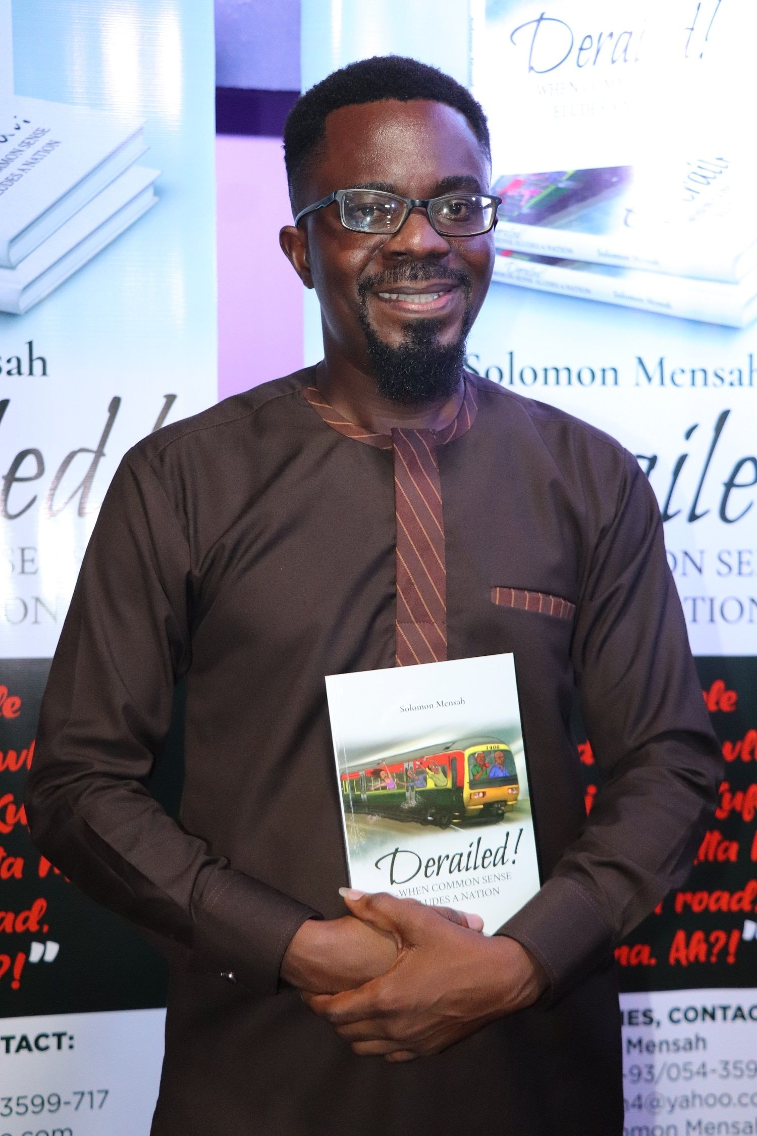Solomon Mensah launches debut book