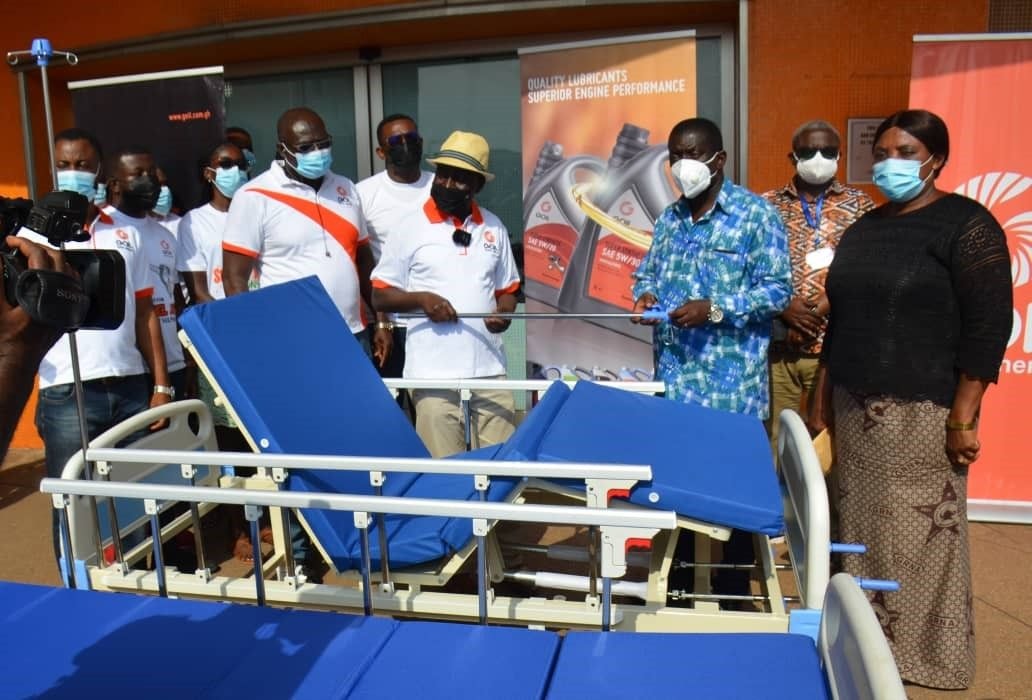 GOIL donates hospital beds to Komfo Anokye Teaching Hospital