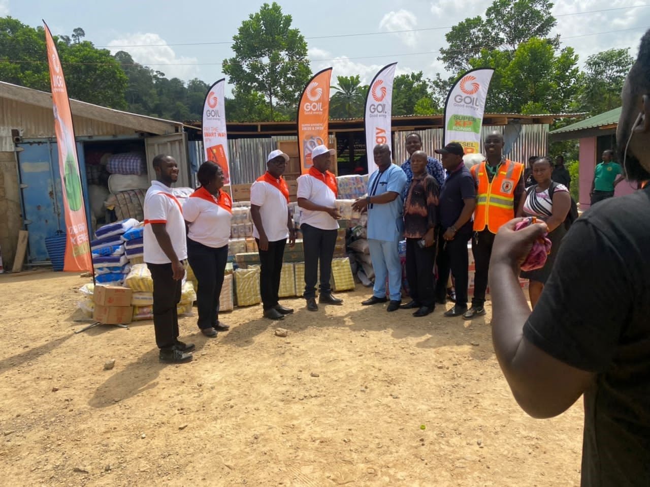 GOIL donates to Appiatse explosion victims