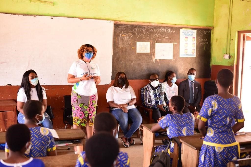 StanChart partners United Way Ghana to mark IWD with pupils