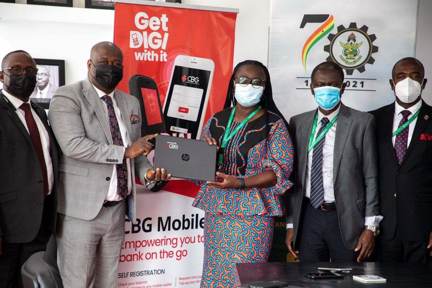 CBG supports KNUST’s SONSOL project with 50 laptops again