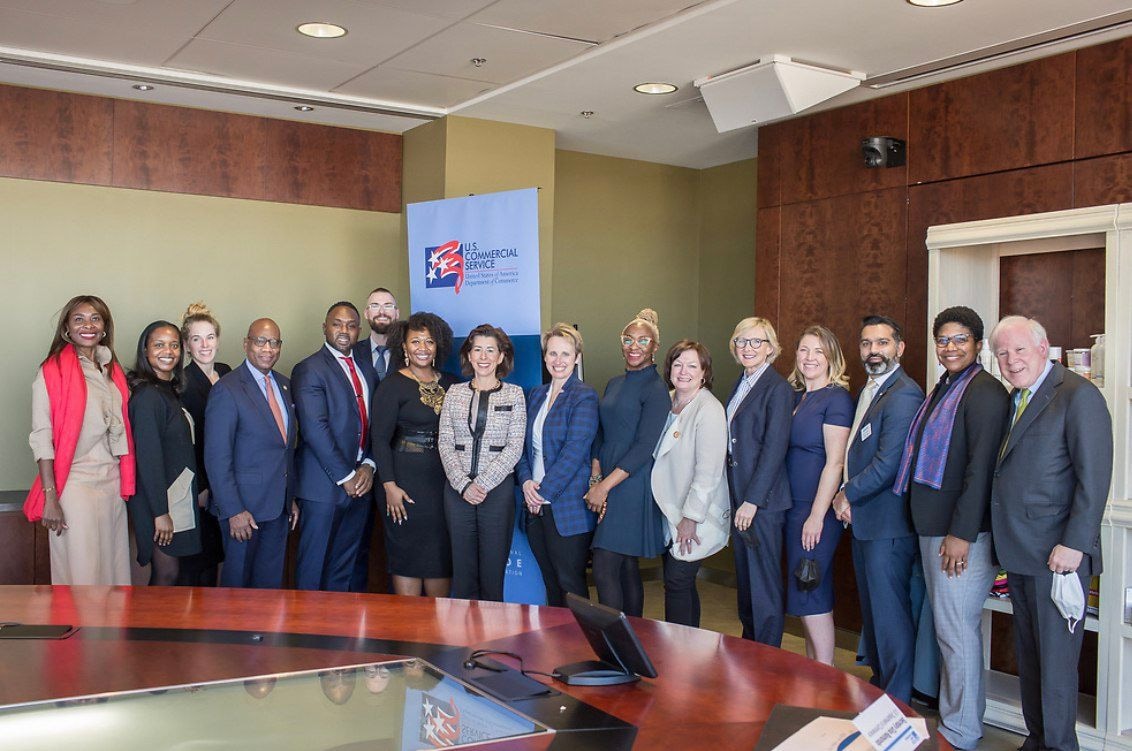 President and CEO of RIFE, Kwabena Osei-Sarpong, meets U.S Secretary of Commerce, Executive Vice President - Goldman Sachs, others