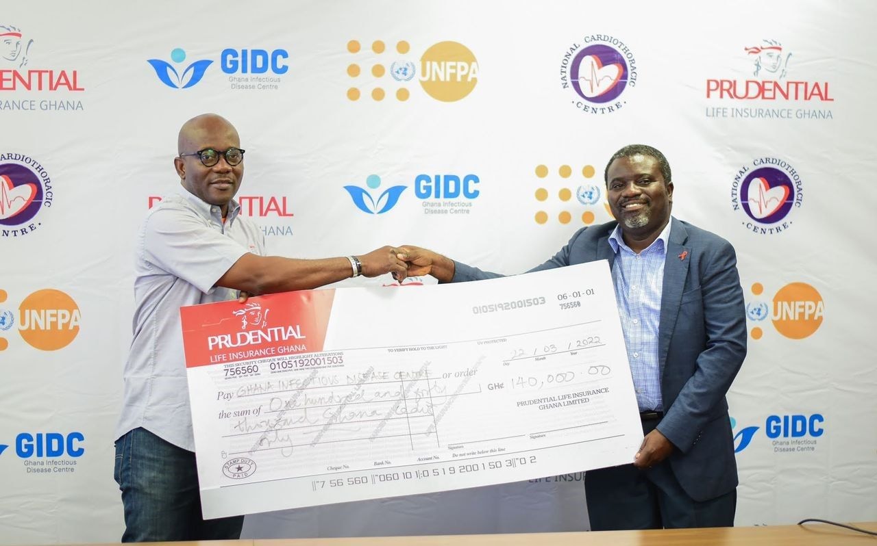 Prudential donates GHC 700,000 to COVID-19 relief initiatives