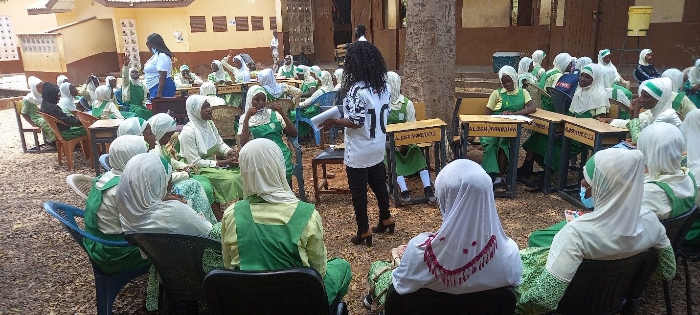 Total Petroleum Ghana, United Way Ghana coach pupils