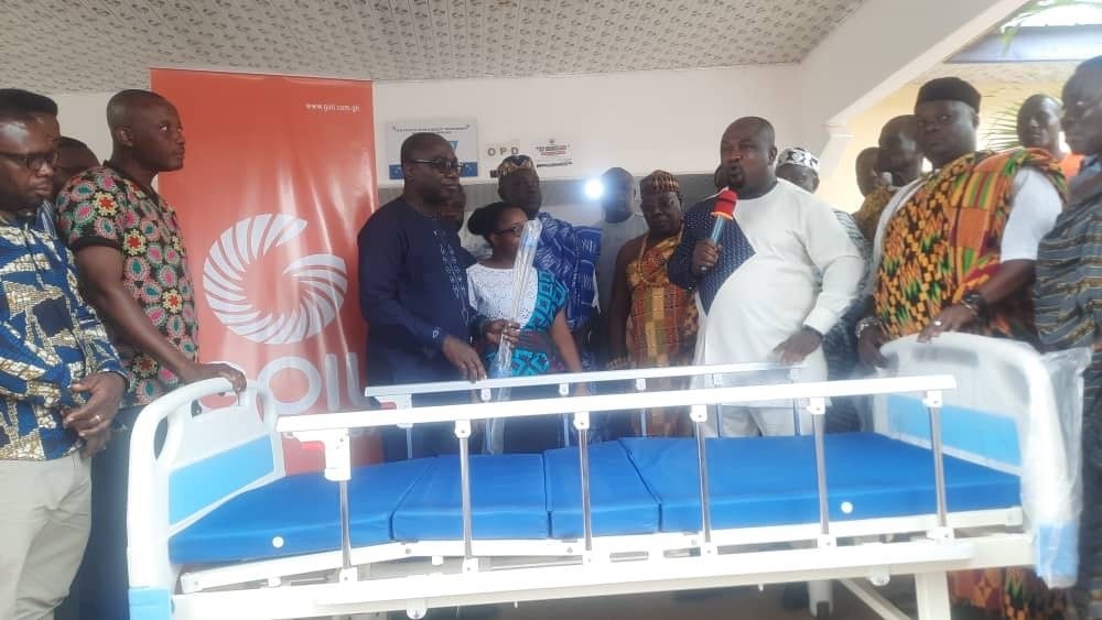 GOIL donates modern hospital beds to Dzodze Ghana Mission Clinic