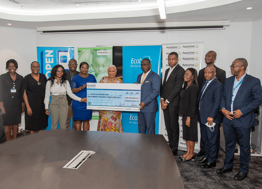 Ecobank donates to Appiatse Support Fund
