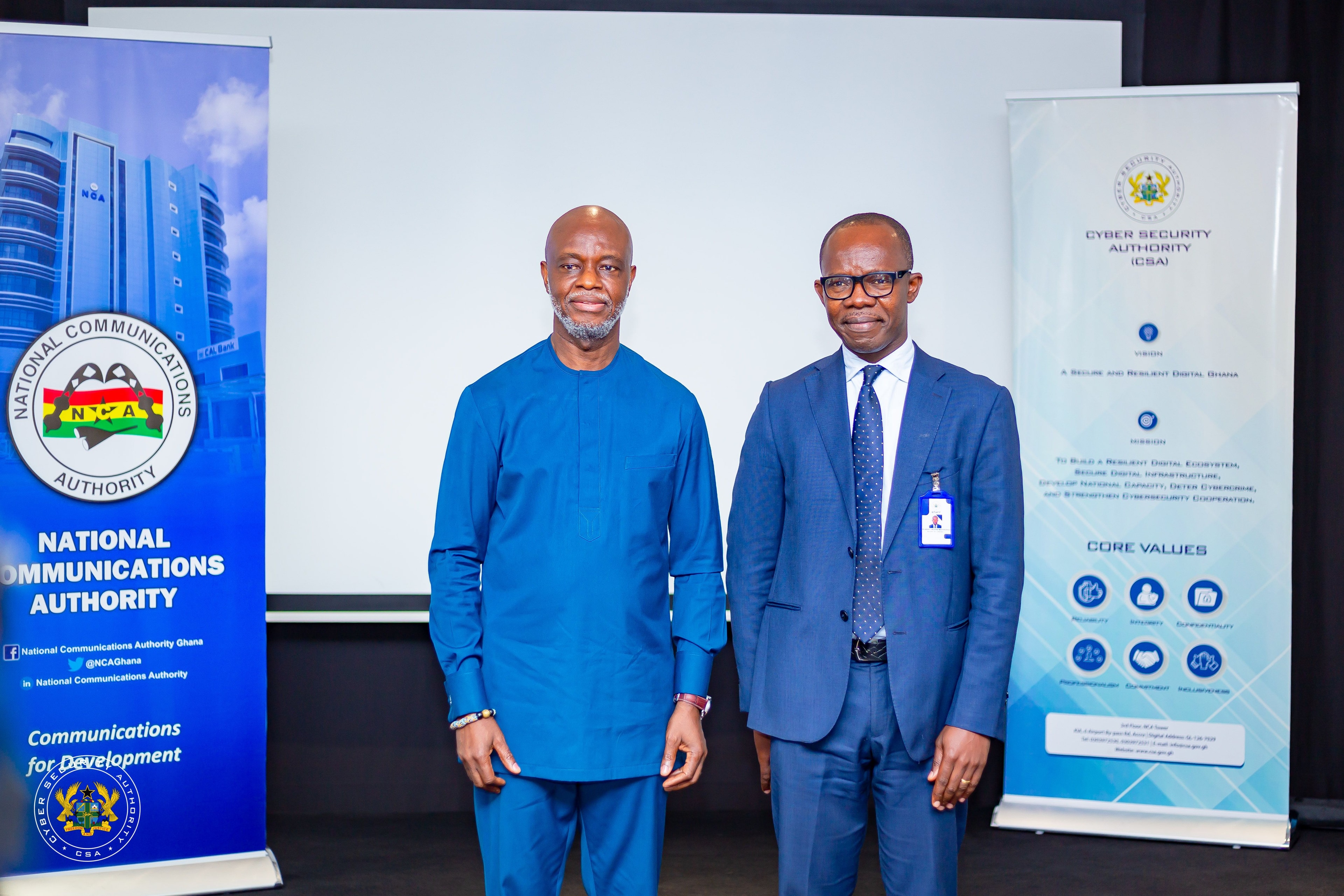 NCA, CSA reaffirm commitment to work together to develop cybersecurity in Ghana
