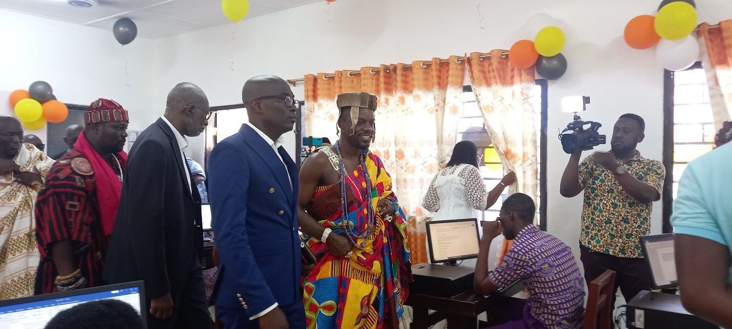 Osu Mantse, Acentia Energy hand over ICT centre to Ringway Estate Basic School