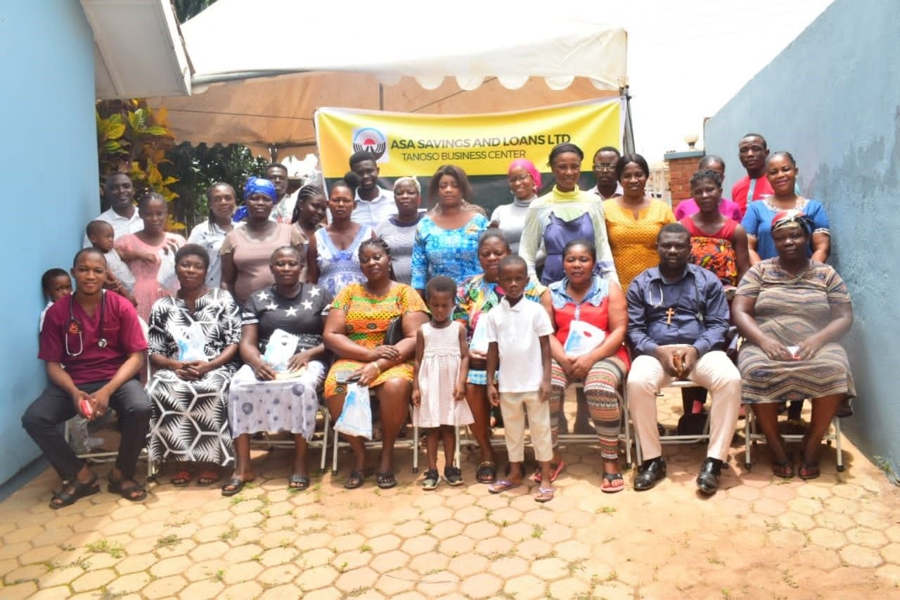 ASA Savings and Loans organises health screening for Tanoso residents