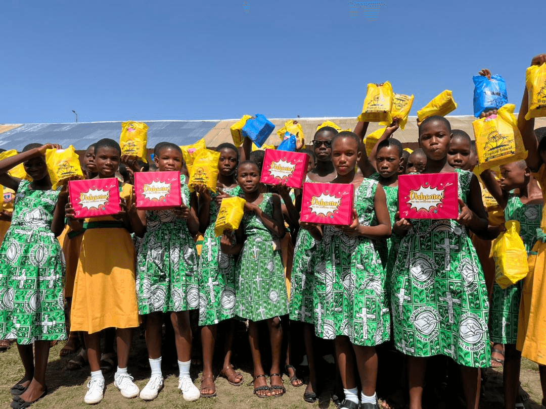 Afrika Nyornu, The Ho Sisters sensitise school girls on menstrual health