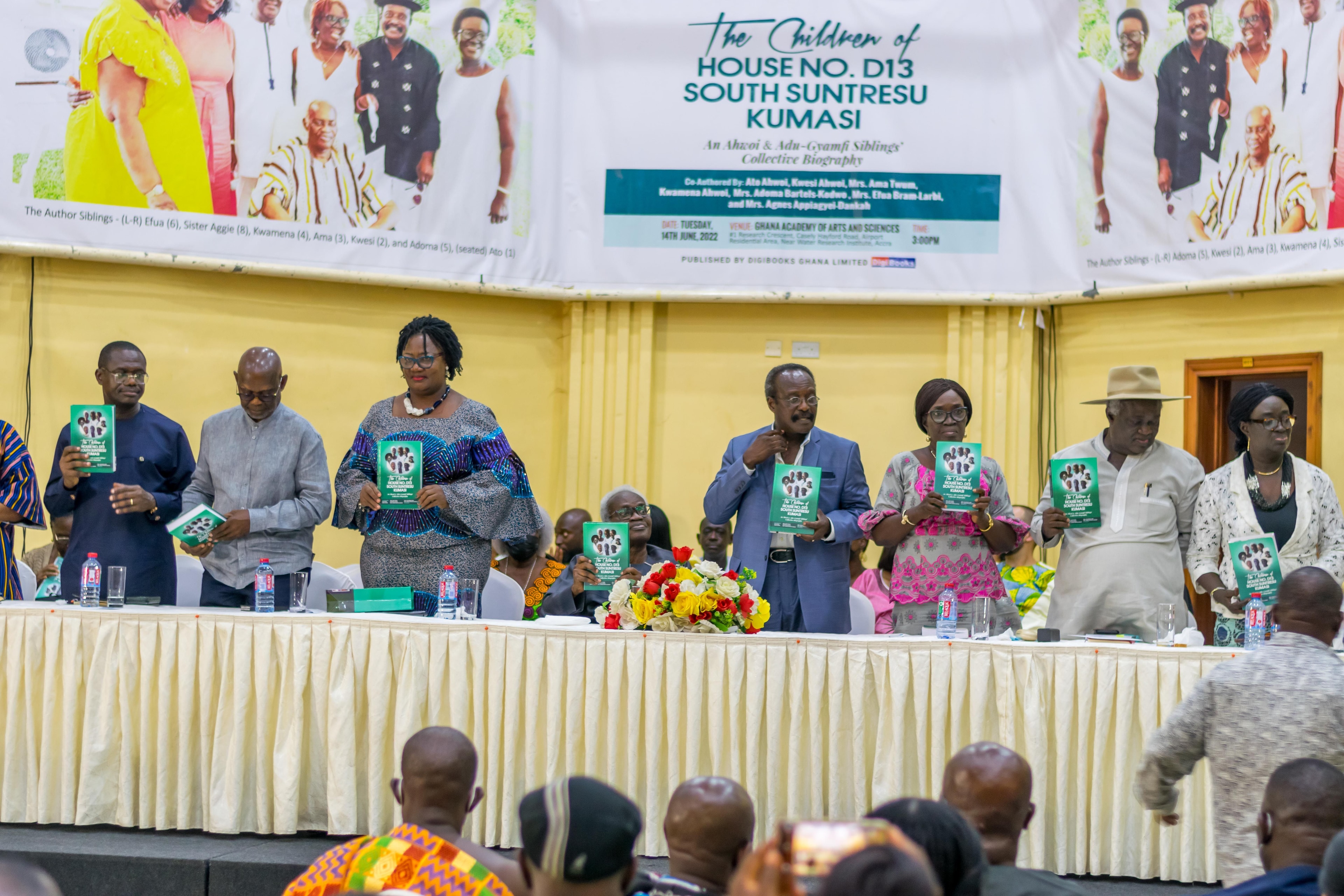 Ahwoi & Adu-Gyamfi siblings unveil collective biography titled ‘The Children of House No. D13 South Suntresu Kumasi’