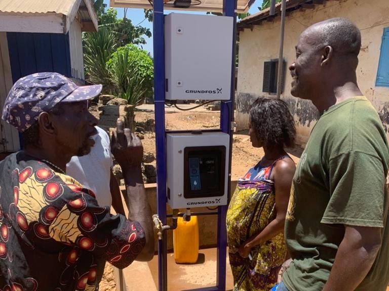 Grundfos Ghana Water Initiative to roll out 12 new digital water schemes, following successful Abomosu pilot