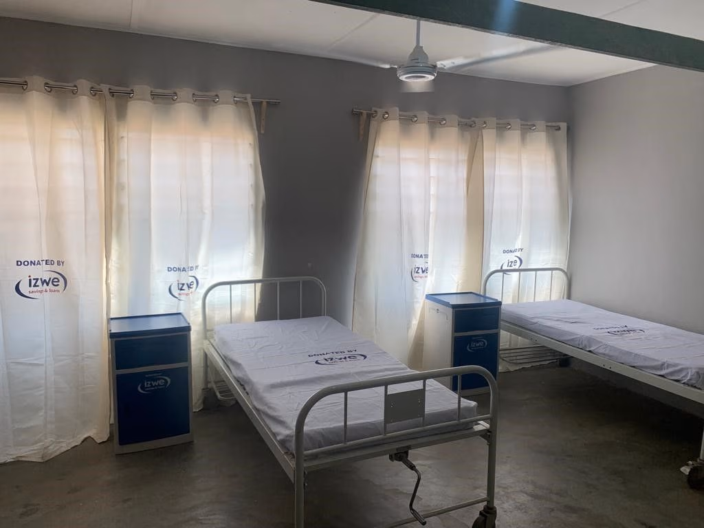 Izwe Supports Klefe Health Centre with hospital supplies