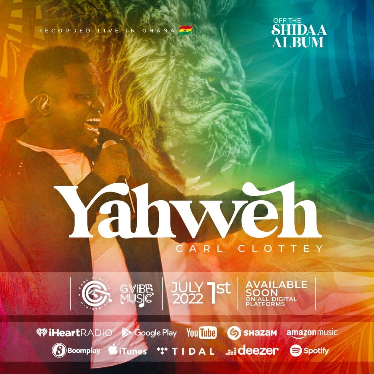 Carl Clottey releases new single titled “Yaweh” off the Shidaa Album