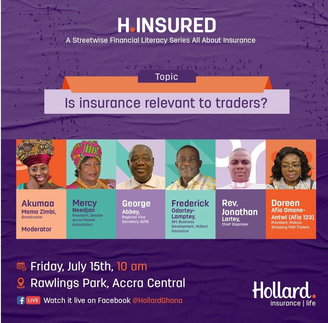 Hollard set to hold financial literacy event for traders this Friday at Rawlings Park