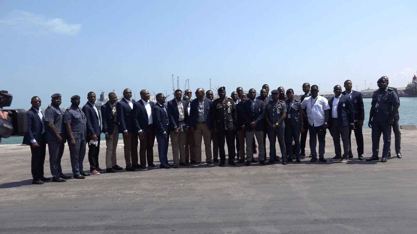Nigerian Naval War College delegation pay study visit to Port of Tema