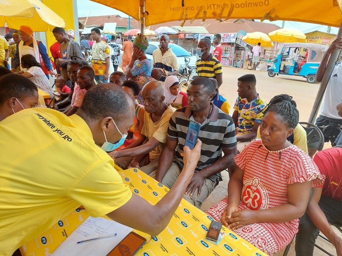 MTN opens over 600 registration points to register customers during the weekend