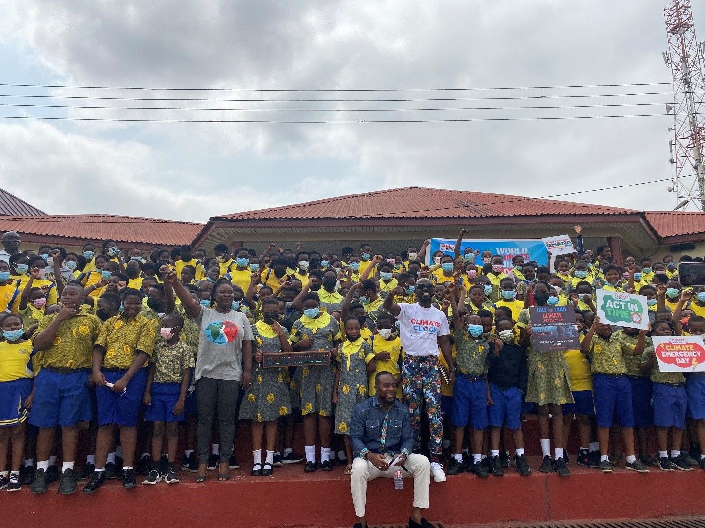 Okyeame Kwame takes climate campaign to schools