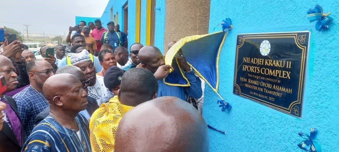 Transport Minister inaugurates GPHA's GH¢4million sports complex in Tema Newtown