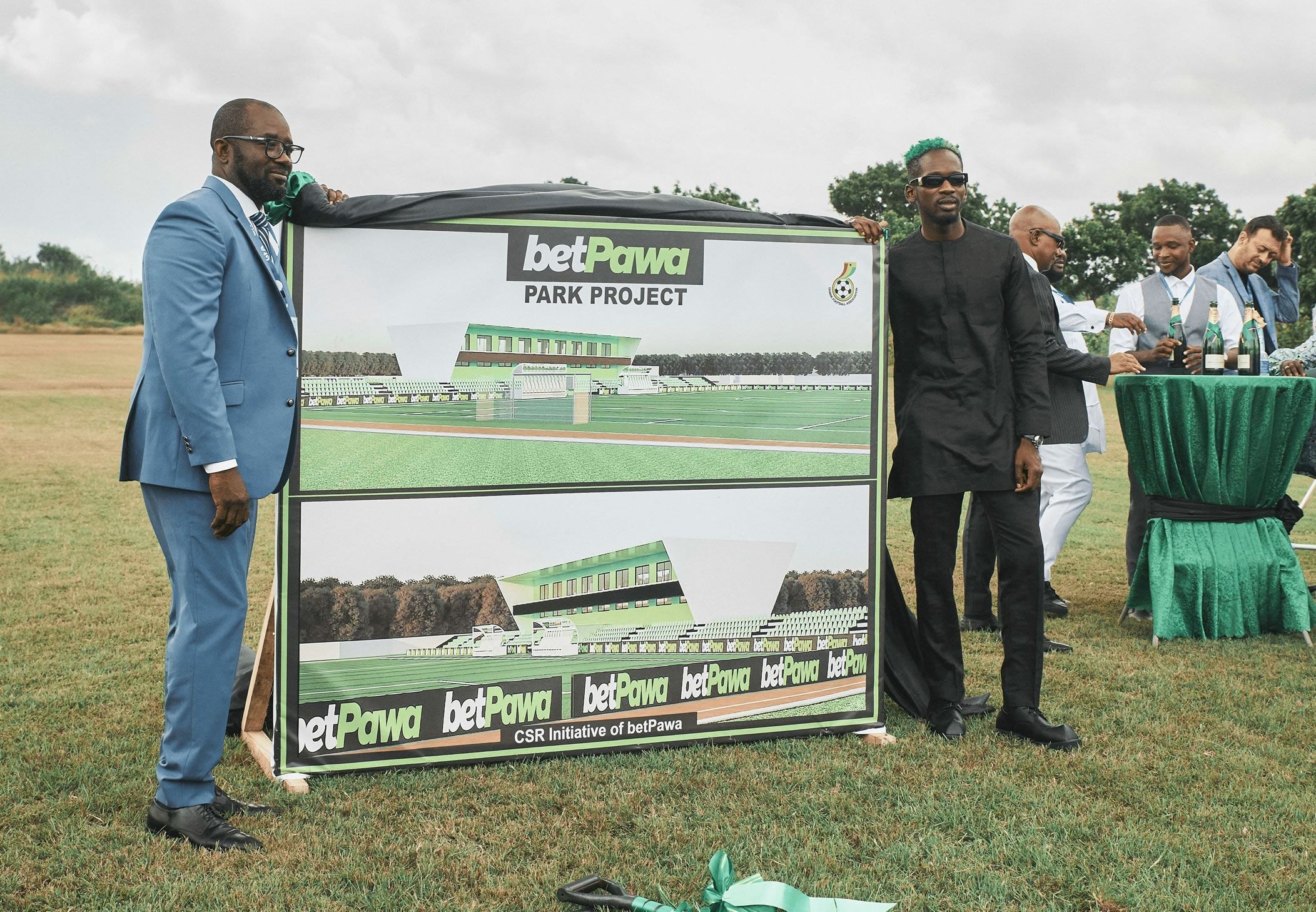 GFA cut sod for the construction of betPawa Football Arena