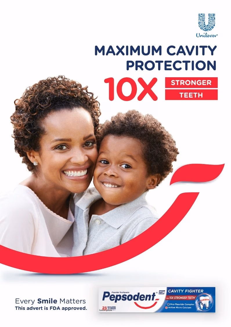 Unilever introduces new package for Pepsodent Cavity Fighter toothpaste