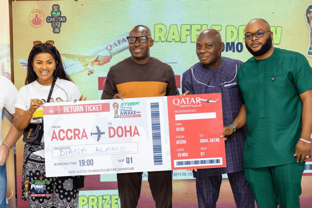 Alamisi wins Kasapreko "Storm Puma Awake" World Cup raffle