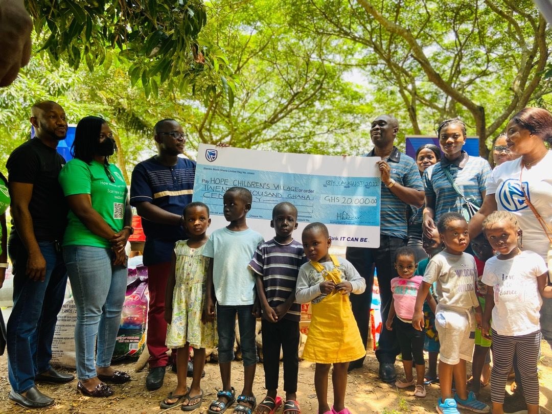 Making dreams possible , Stanbic Bank brings smiles to Hope Children’s Village