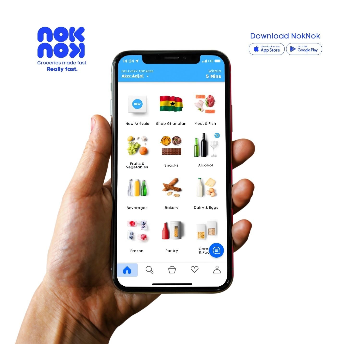 NokNok arrives with really fast grocery shopping experience
