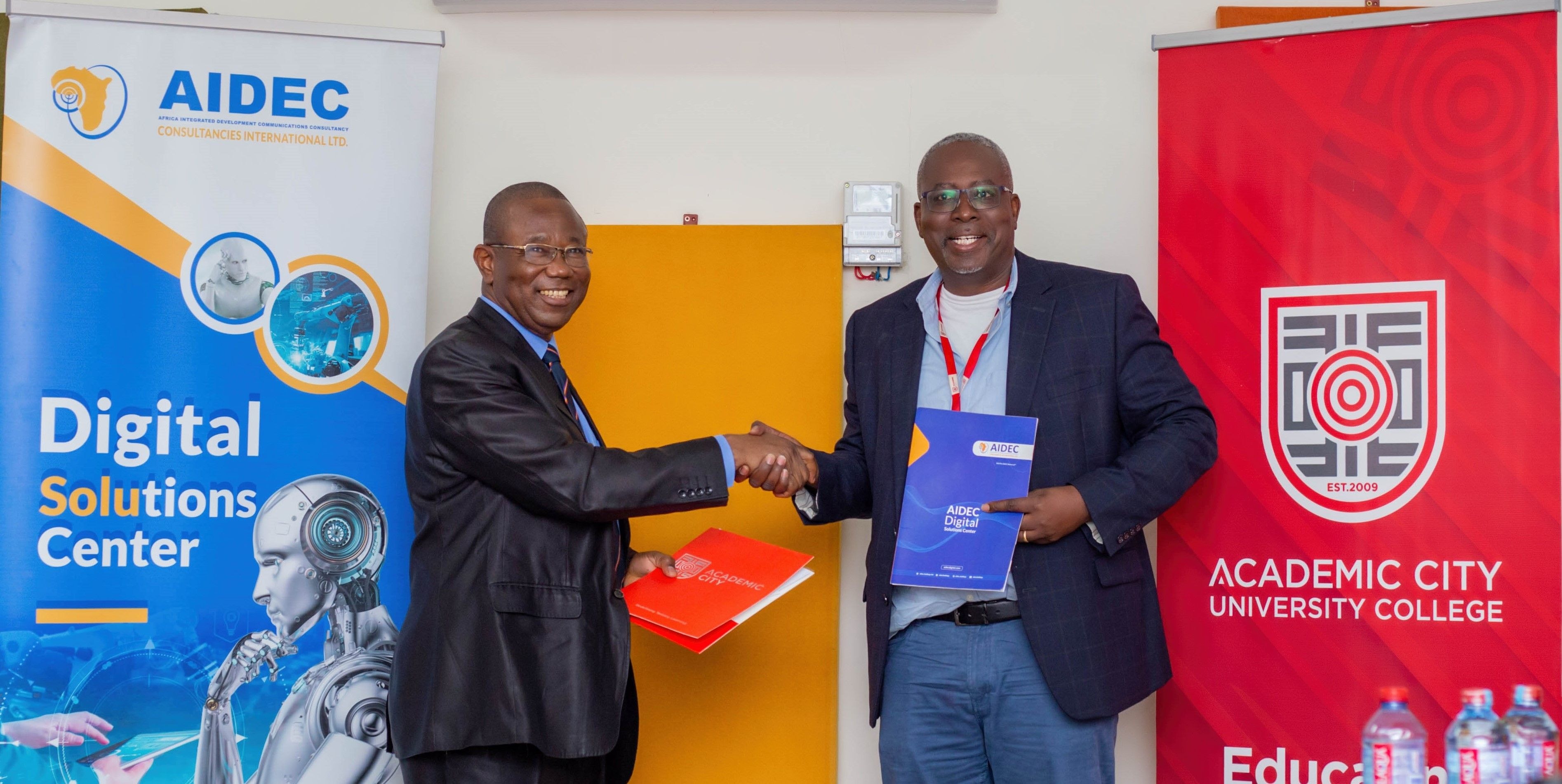 AIDEC Consultancies International, Academic City sign MoU to deepen practical AI knowledge